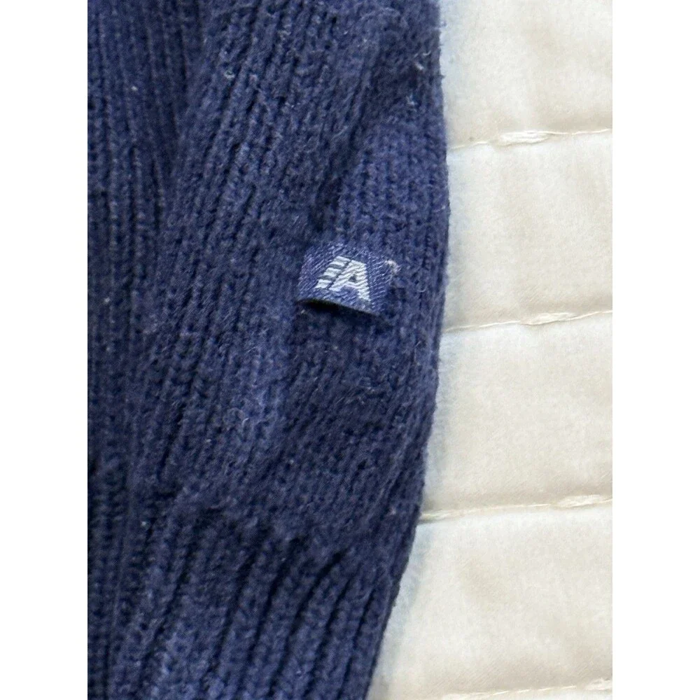 Arrow USA 1851 | Men’s Pullover Sweater | Navy Blue | Medium | 100% Cotton |